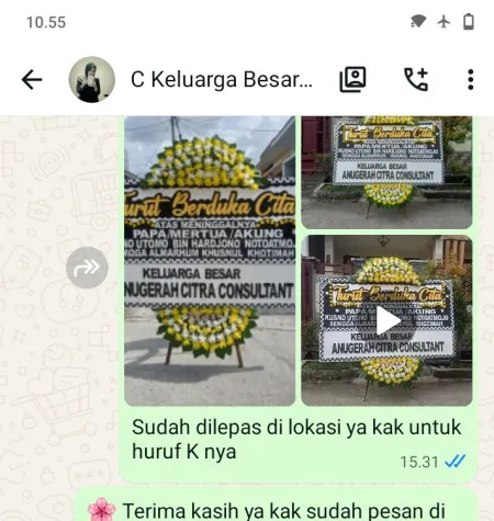 Pengiriman Papan Bunga Duka Kalitengah Wedi